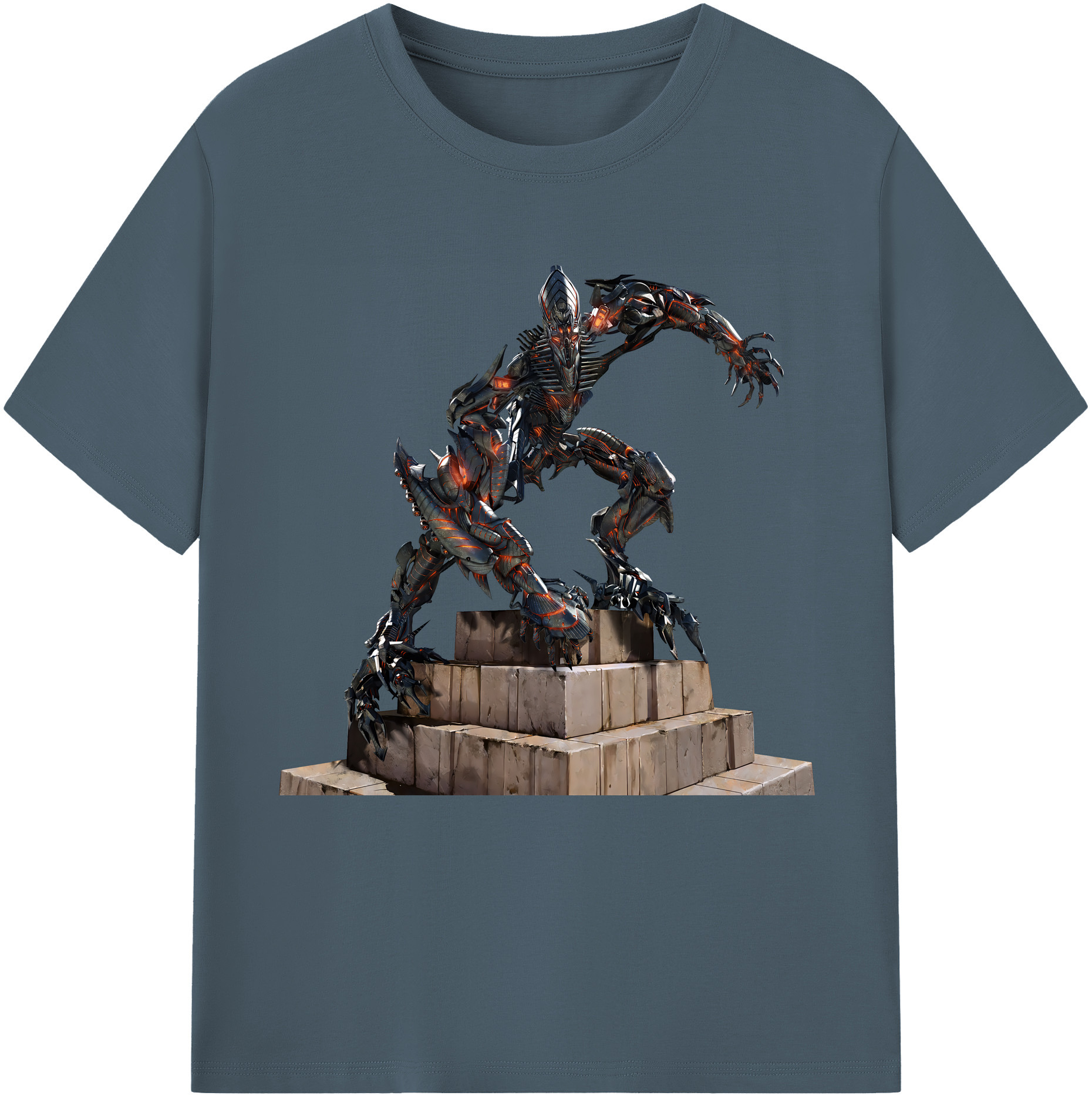 （画像用） Transformers トランスフォーマー 綿100％半袖Tシャツ（フロントプリント）